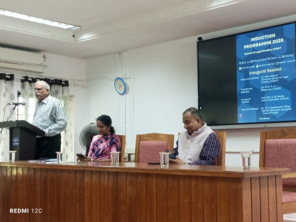 Welcoming Tomorrow’s Leaders: CUSAT Induction 2025